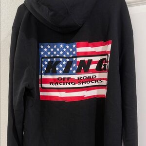 King Off-Road Racing Shocks Black Hoodie
